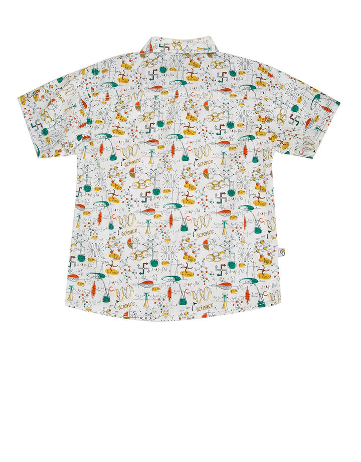 Pingu Kemeja Lengan Pendek Motif Rumus Matematika