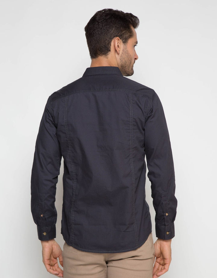 Ricardo Kemeja Lengan Panjang Polos C4K1131939