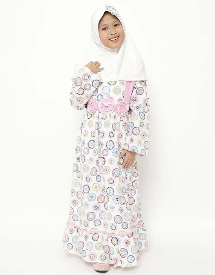 Saffron by Donita Dress Muslim Print Colourful Spark
