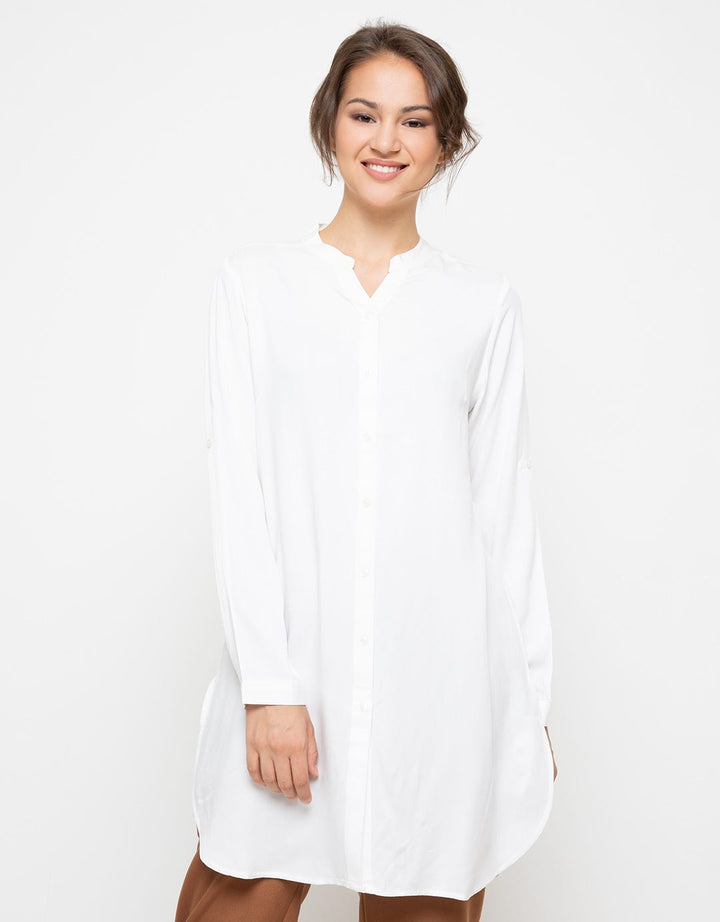 St. Yves Rayon With Skuder Kemeja Wanita