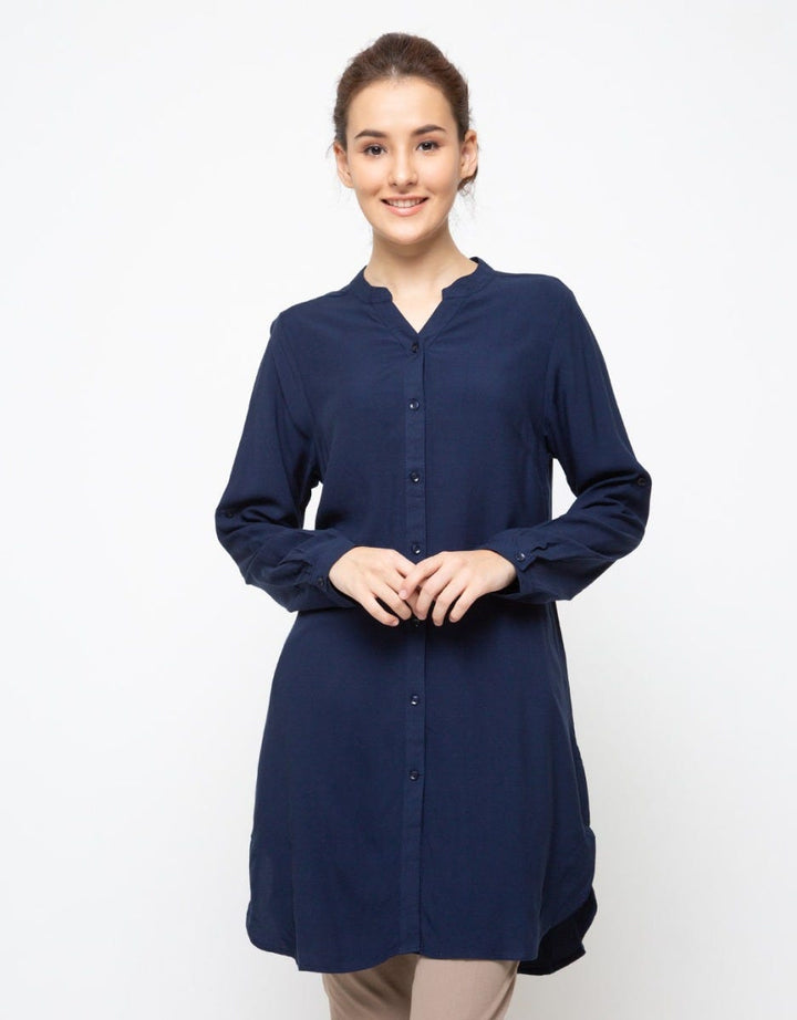 St. Yves Rayon With Skuder Kemeja Wanita