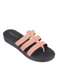 St Yves Slipper Sandals Triple Strap Dd18