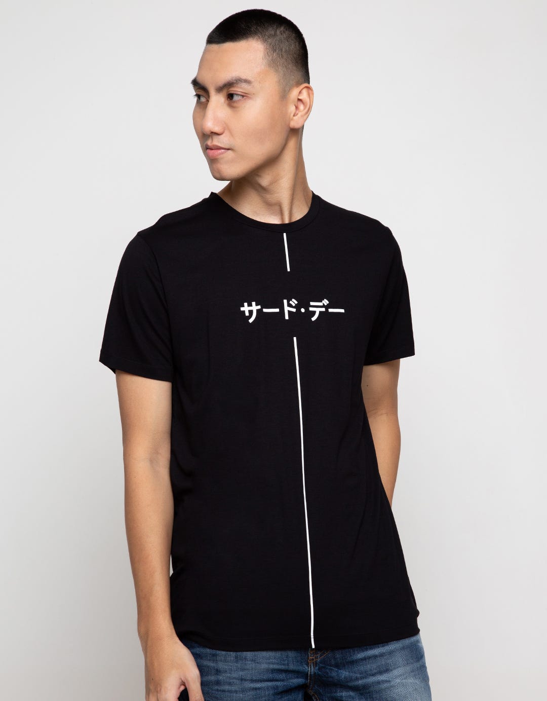 Third Day Co Kaos Katakana Thin Line
