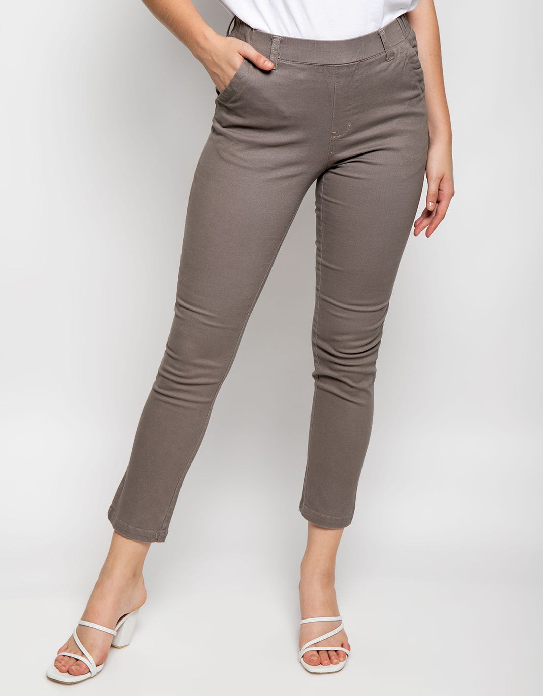 Triset Casual Long Pants With Stretch On Waist