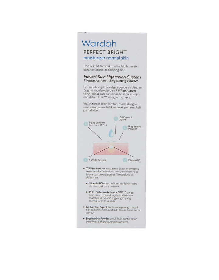 Wardah Perfect Bright Moisturizer Normal Skin 20 ml