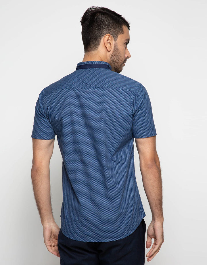 Izzue Stand Up Collar Men's Shirt