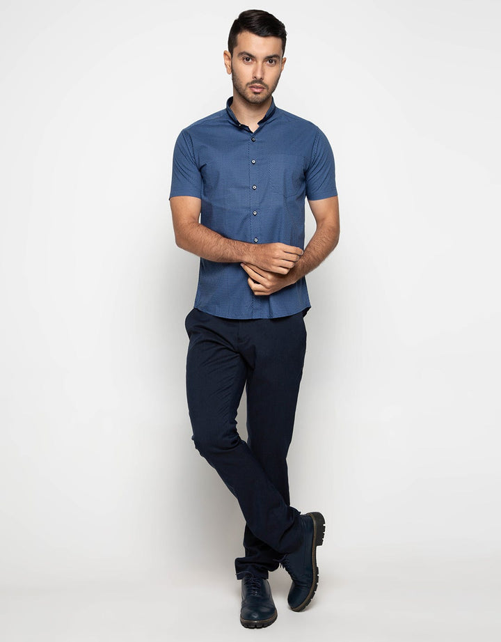 Izzue Stand Up Collar Men's Shirt