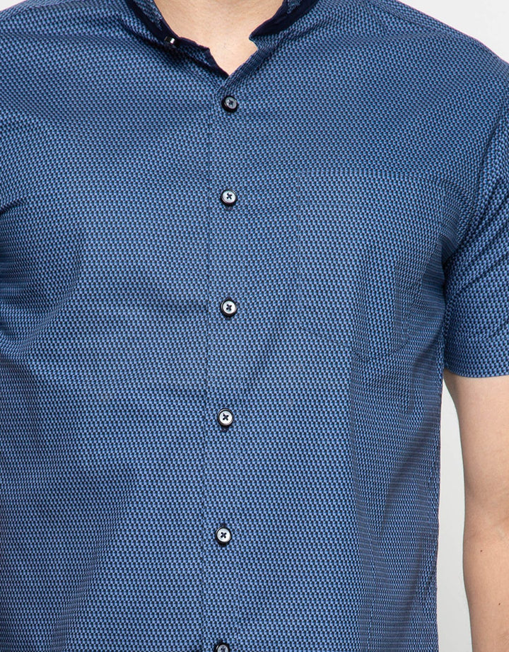 Izzue Stand Up Collar Men's Shirt