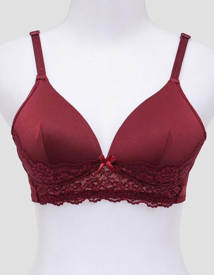 St. Yves Non Push Up Regular Bra Non Wired Lace Wanita