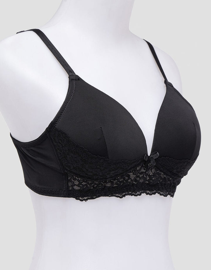 St. Yves Non Push Up Regular Bra Non Wired Lace Wanita