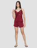 St. Yves Top Boxer Lace Set Lingerie Wanita