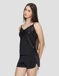 St. Yves Top Boxer Lace Set Lingerie Wanita