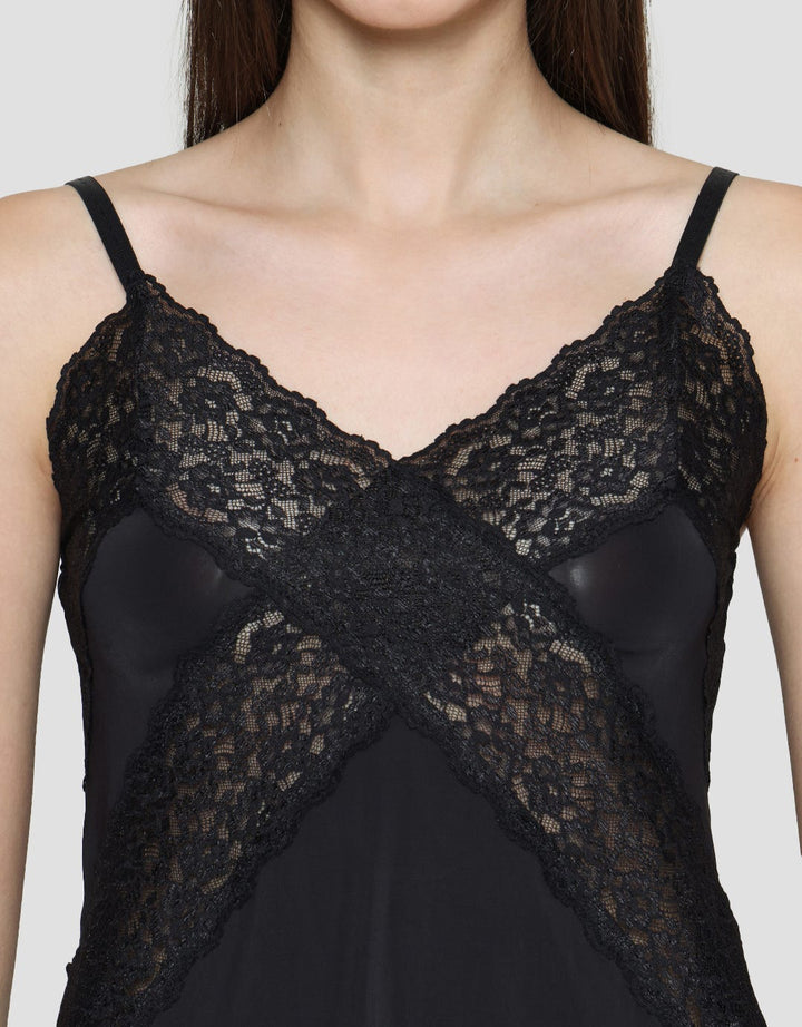 St. Yves Top Boxer Lace Set Lingerie Wanita