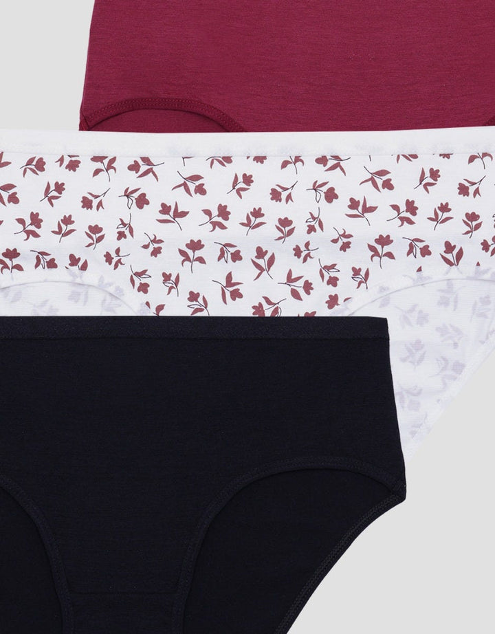 St. Yves Printed Style Celana Dalam Midi Wanita