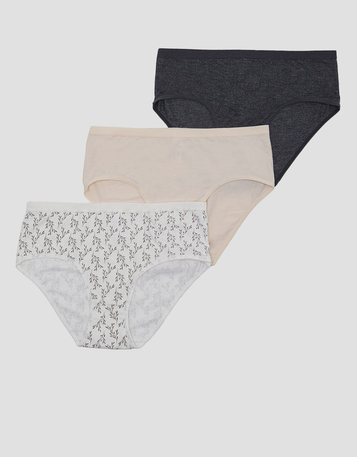 St. Yves Midi Print Women's Panties Pack