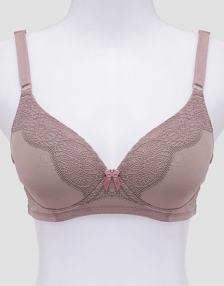 St. Yves Non Push Up Regular Bra Wired Lace
