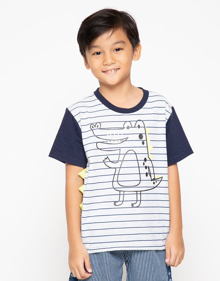 SS TSHIRT STRIPE CRO