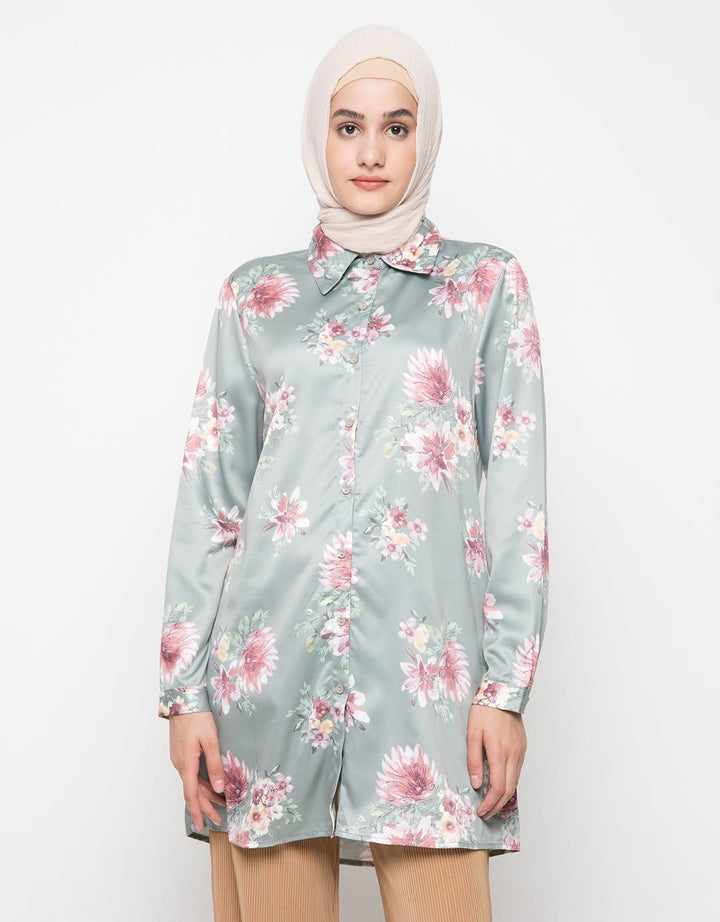 Annisa Blouse Lengan Panjang Floral