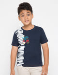 Little M Short Sleeve T-Shirt Print Piano Music