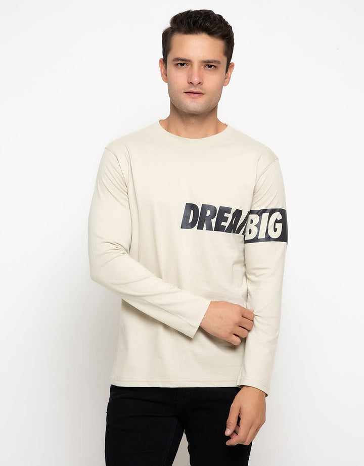 T Zone Kaos Lengan Panjang Print Dream Big