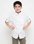 Aero Short Sleeve Shirt Fullprint Regu Oxford Print Flazz