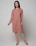 Phenomenal Long Sleeve Midi Dress Knit