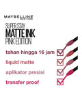 Maybelline Liquid Lipstick Superstay Matte Ink 150 As Z G3884300