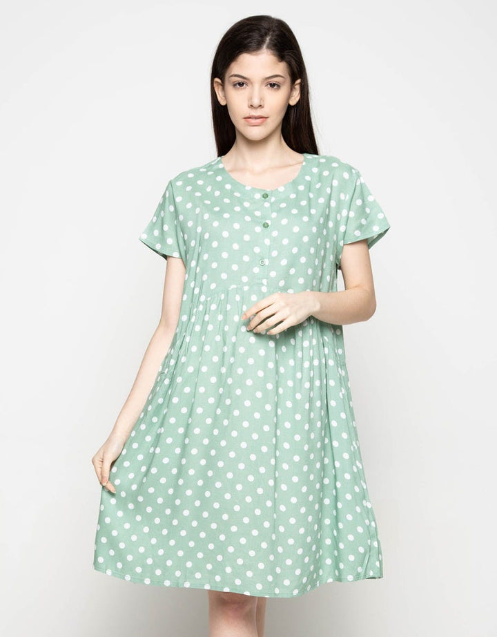SS MIDI DRESS POKA
