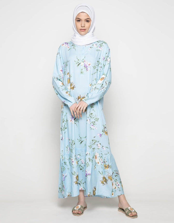 LS MAXI DRESS PALE