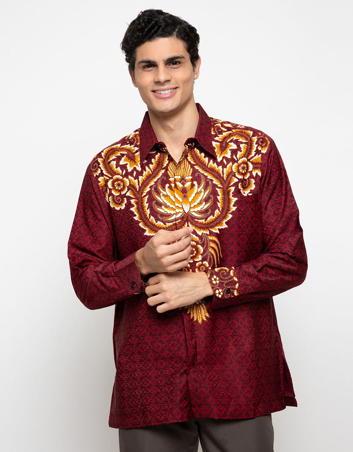 Arjuna Weda Elegant Modern Batik Shirt