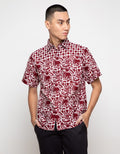 Adikusuma Kawung Semarangan Hem Batik Pria