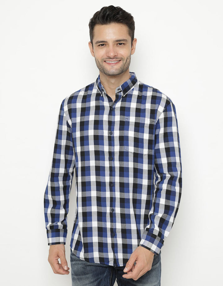 Bombboogie Kemeja Lengan Panjang Fullprint Check