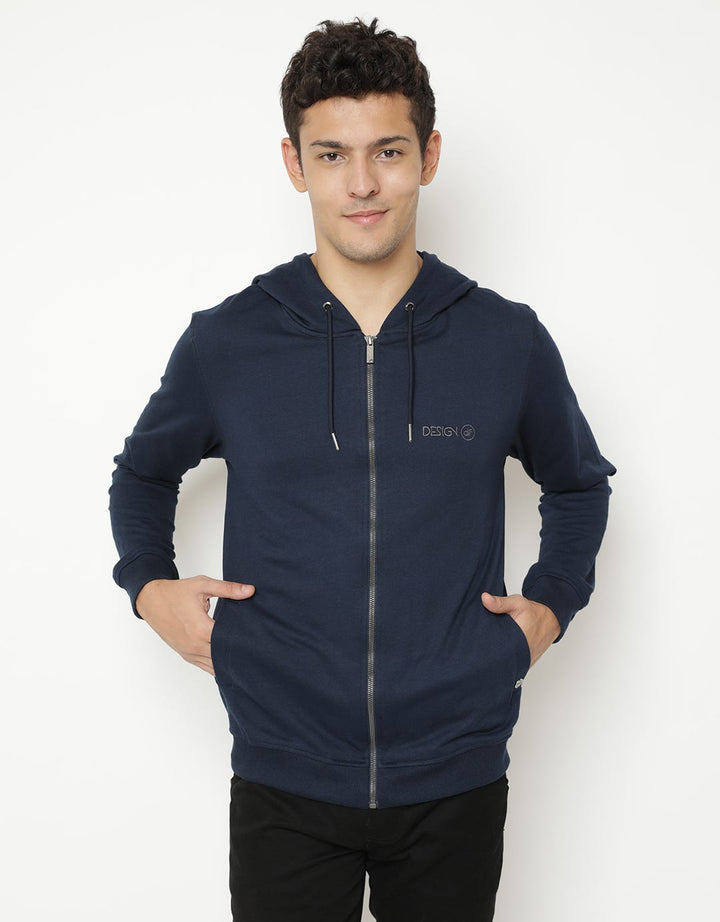 d&amp;f Long Sleeve Zipper Sweatshirt