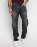 Emba Jeans Washed Accent Long Pant