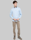 MOC Kemeja Lengan Panjang Slim Fit Tacher