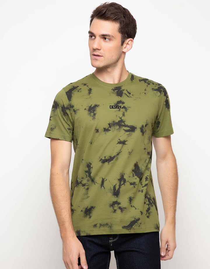 d&amp;f T-Shirt Sj Print Tie Dye &amp; Design Print
