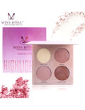 Miss Rose 4 Color Highlighter 7003024N1 4 g