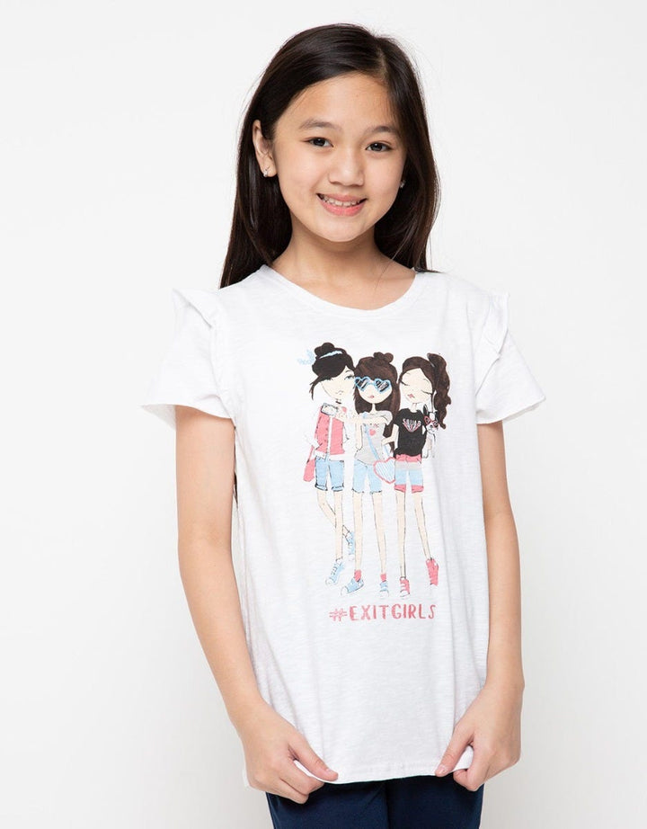 Exit Girls Tshirt Anak Print Gambar
