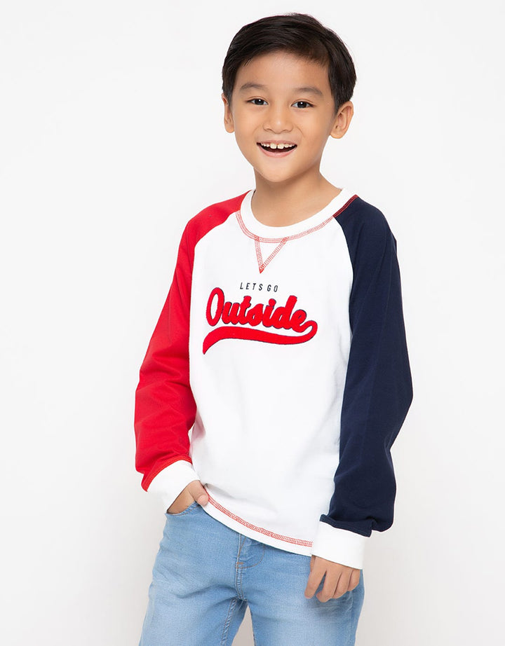 Twist Kids Tshirt Outside Raglan Panjang  1199