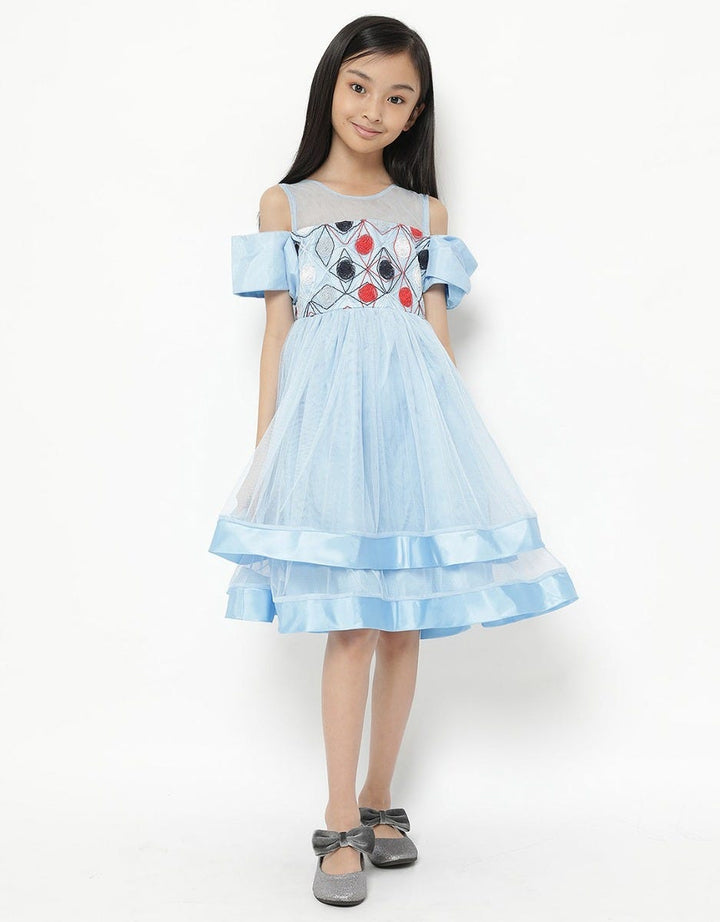 Princessa Flami Dress Open Shoulder Anak