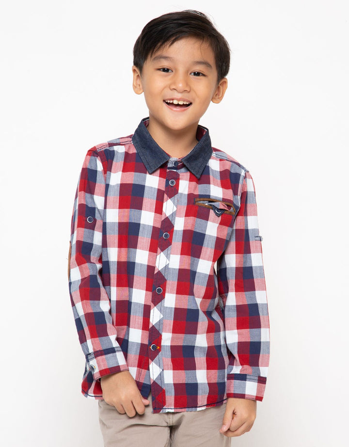 Twist Kids Plaid Shirt Hselling 2685 C
