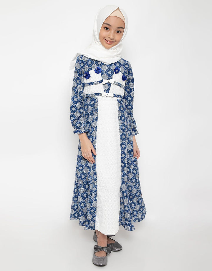 Princessa Flami Dress Muslim Print Etnik