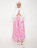 Princessa Flami Dress Muslim Aksen Floral Vest