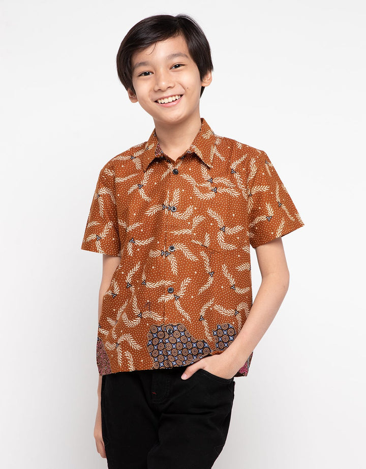 Adikusuma Parsley Kawung Batik Shirt 512311030