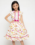 Donita Casual Dress Flower With Ruffle