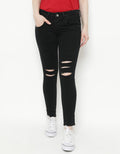 Logo Jeans Skinny A3 Series Mid Waist Raw Handmade