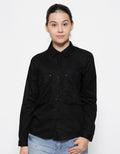 Logo Jeans Kemeja Wanita Beatrix