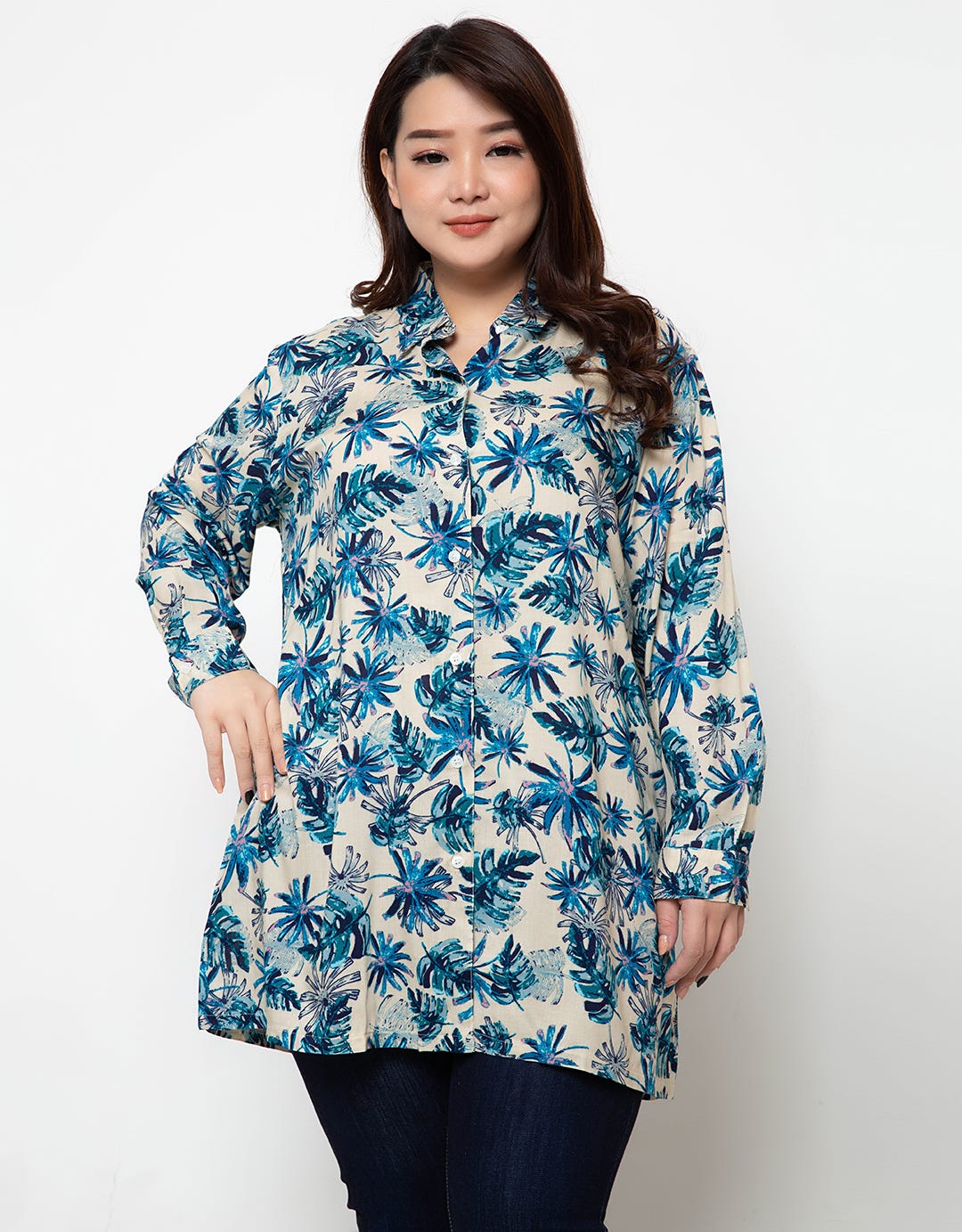 Julien Big Size Kama Blouse