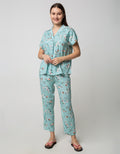 St. Yves Short Sleeve Pyjama Pants Weis