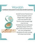 Wardah Refill Exclusive Flawless Cover Cushion 01 Light Beige 15 g